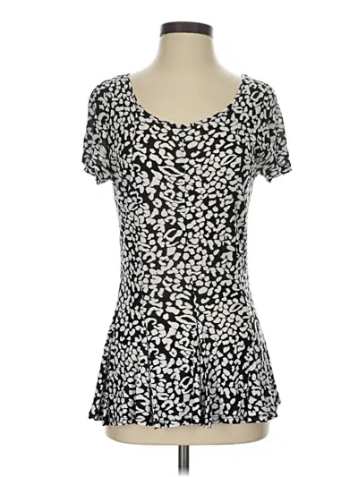 Pre-owned Guess Short Sleeve T-shirt In Silver