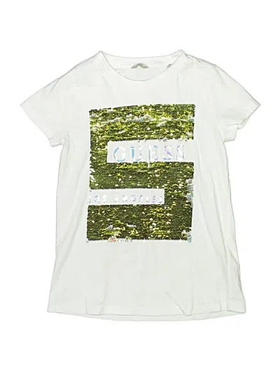 Pre-owned Guess Kids' Short Sleeve T-shirt In White