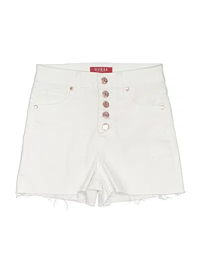 Pre-owned Guess Shorts In Ivory