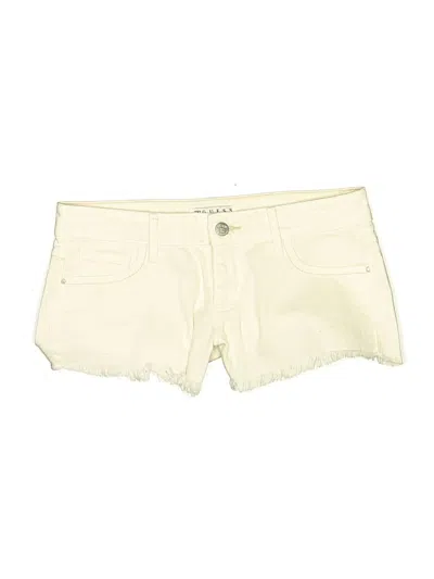 Pre-owned Guess Shorts In Ivory