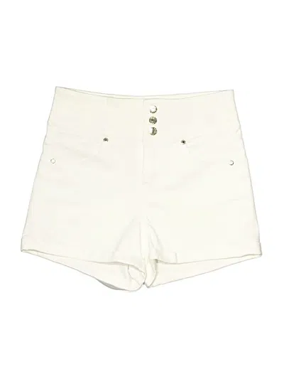 Pre-owned Guess Shorts In Ivory