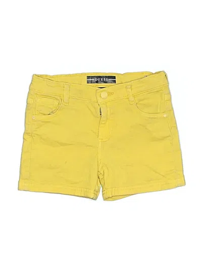 Pre-owned Guess Kids' Shorts In Yellow