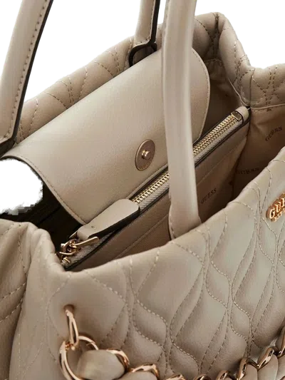 Guess Shoulder Bag In Beige