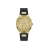 Guess Black Silicone Watch In Black