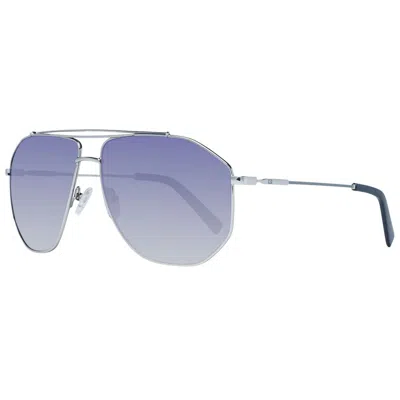 Guess Silver Men Sunglasses In Purple