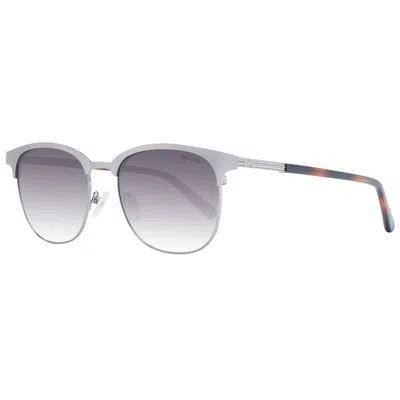 Guess Silver Men Sunglasses In Gray
