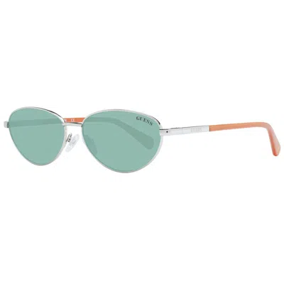 Guess Silver Unisex Sunglasses In Metallic