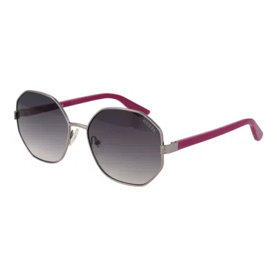 Guess Silver Women Sunglasses In Metallic