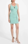 Guess Silvie Sleeveless Minidress In Blue