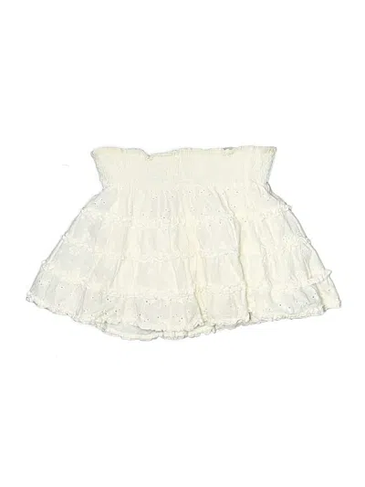 Pre-owned Guess Kids' Skirt In White