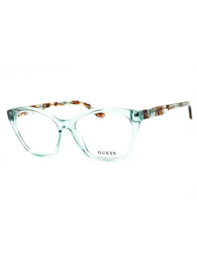 Guess Sleek Cat Eye Eyeglasses For Women - Size 54 In Black