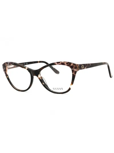 Guess Sleek Cat-eye Eyeglasses For Women In Pink