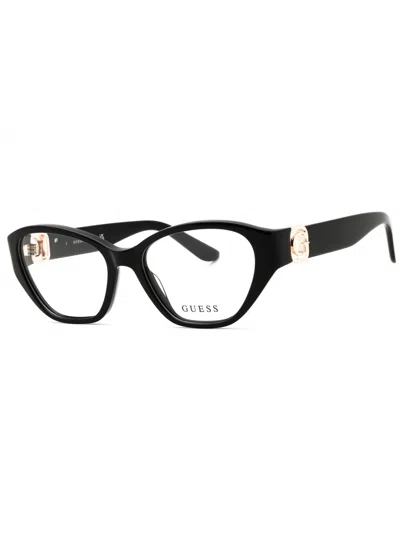 Guess Sleek Cat-eye Eyeglasses For Women In Black