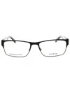 Guess Sleek Rectangular Eyeglasses For Men In Black