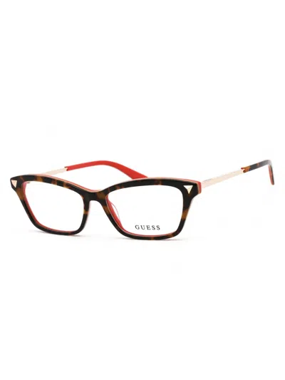 Guess Sleek Rectangular Eyeglasses For Women In Black