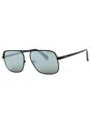 Guess Sleek Rectangular Sunglasses For Men In Black