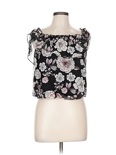 Pre-owned Guess Sleeveless Blouse In Black