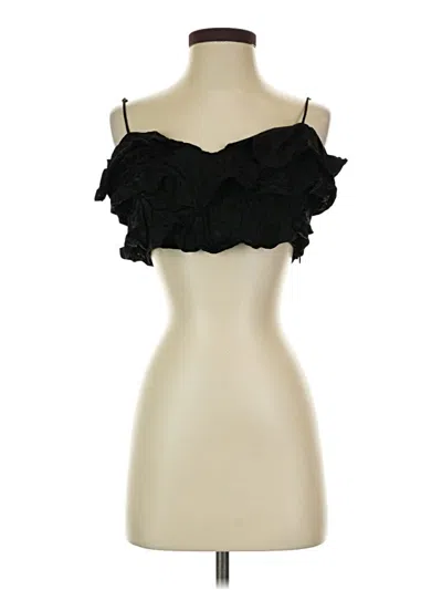 Pre-owned Guess Sleeveless Blouse In Black