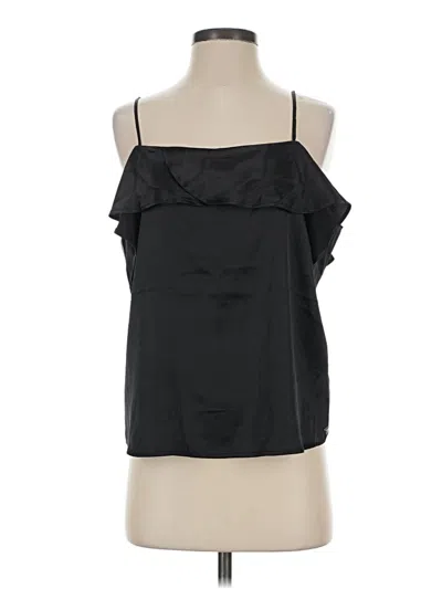 Pre-owned Guess Sleeveless Blouse In Black