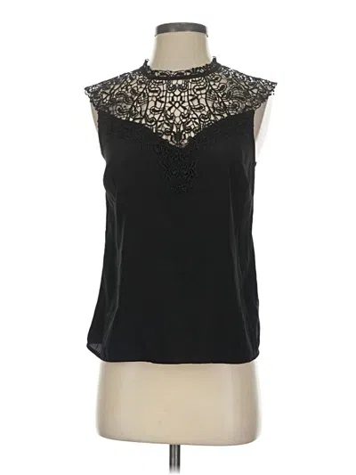 Pre-owned Guess Sleeveless Blouse In Black