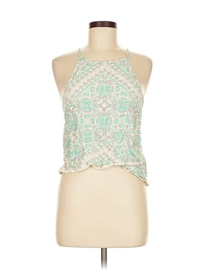 Pre-owned Guess Sleeveless Blouse In Blue