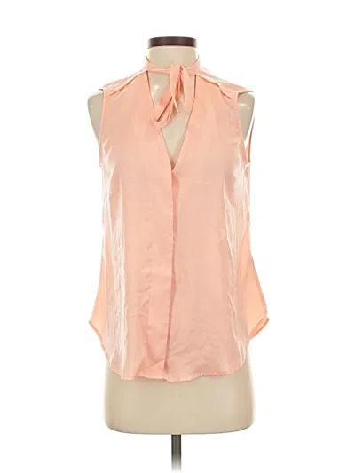 Pre-owned Guess Sleeveless Blouse In Orange