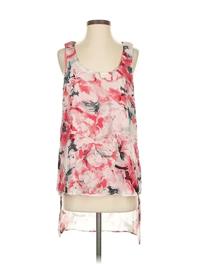 Pre-owned Guess Sleeveless Blouse In Pink
