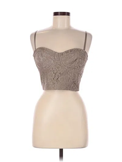 Pre-owned Guess Sleeveless Blouse In Silver