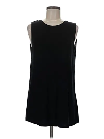 Pre-owned Guess Sleeveless Top Black Boatneck Tops