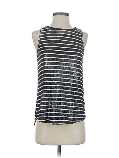Pre-owned Guess Sleeveless Top Silver Halter Neckline Tops