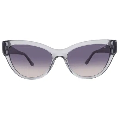 Guess Smoke Gradient Cat Eye Ladies Sunglasses Gu00112 20b 56 In Gray