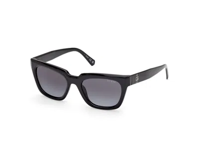 Guess Smoke Gradient Cat Eye Ladies Sunglasses Gu00206 01b 53 In Black