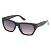 Guess Smoke Gradient Geometric Ladies Sunglasses Gu00203-h 01b 56