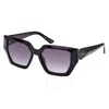 Guess Smoke Gradient Geometric Ladies Sunglasses Gu7896 01b 53