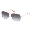 Guess Smoke Gradient Pilot Ladies Sunglasses Gu00193 32b 58