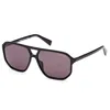 Guess Smoke Navigator Unisex Sunglasses Gu8276 01a 58 In Black