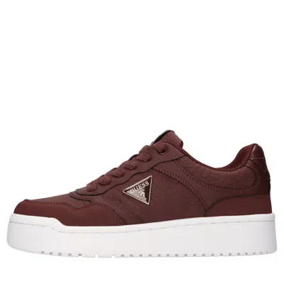 Guess Sneakers In Burgundy
