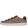 Guess Sneakers Brown In Marrone Scuri