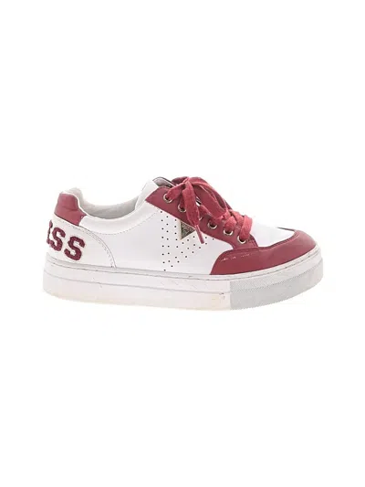Pre-owned Guess Sneakers In Red