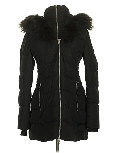 Pre-owned Guess Snow Jacket In Black