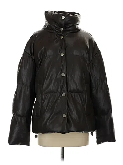 Pre-owned Guess Snow Jacket In Black