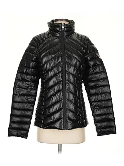 Pre-owned Guess Snow Jacket In Black