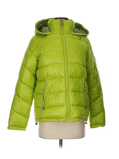 Pre-owned Guess Snow Jacket In Green