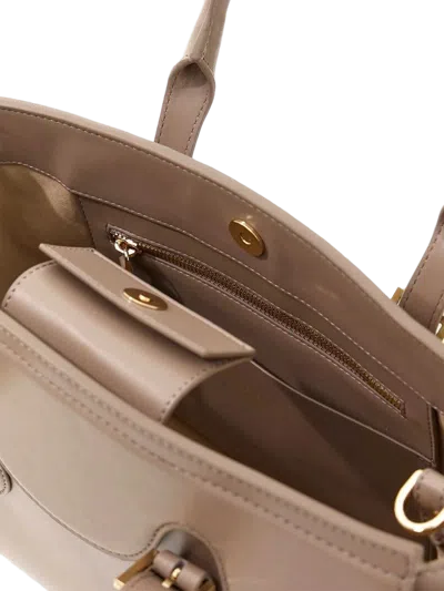 Guess Sofia Shoulder Bag In Taupe