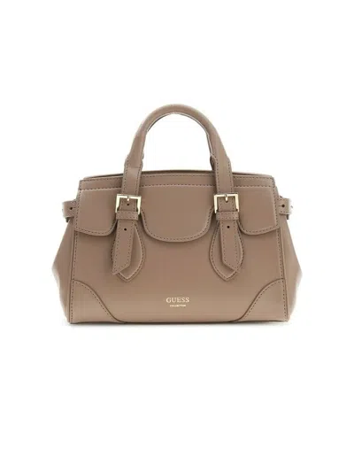 Guess Sofia Top Handle Bag In Brown