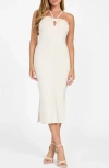 Guess Sofie Mirage Rib Dress In White
