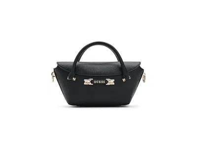 Guess Sophia Mini Satchel Satchel Handbags Black: One Size