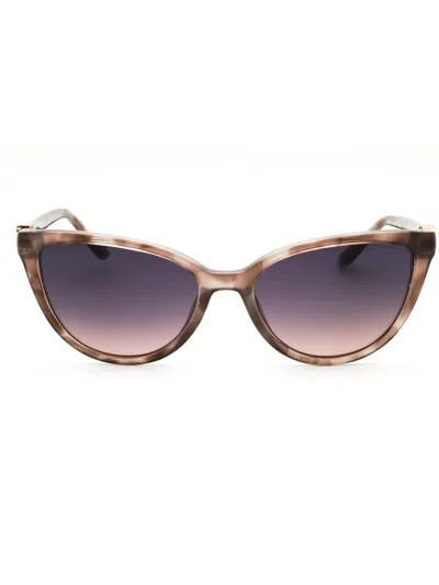 Guess Sophisticated Cat-eye Mini Sunglasses For Women In Brown