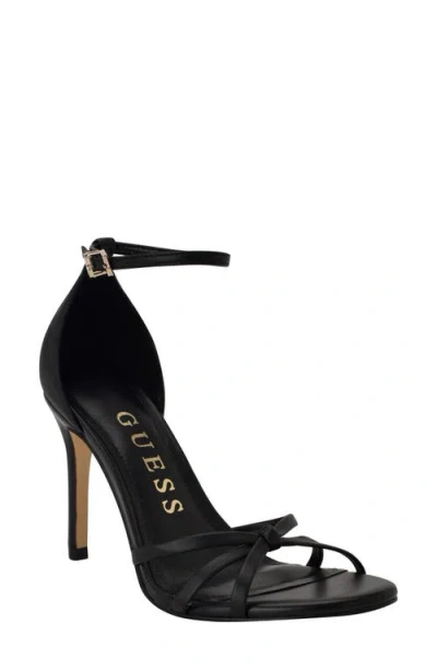 Guess Spring Ankle Strap Sandal In Black