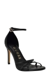 Guess Spring Ankle Strap Sandal In Black